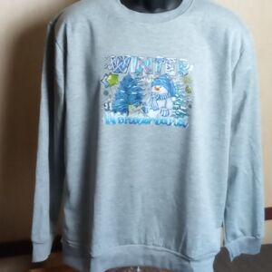 Gray Winter Wonderland Sweater